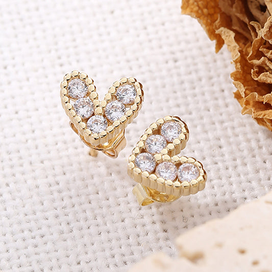 Heart Pop Studs