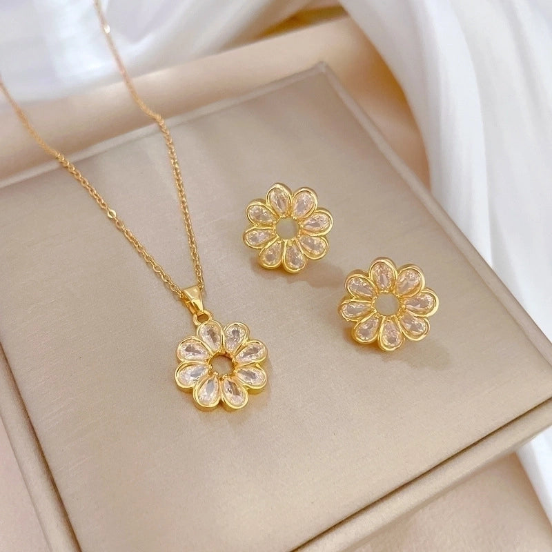 Champagne Daisy Set